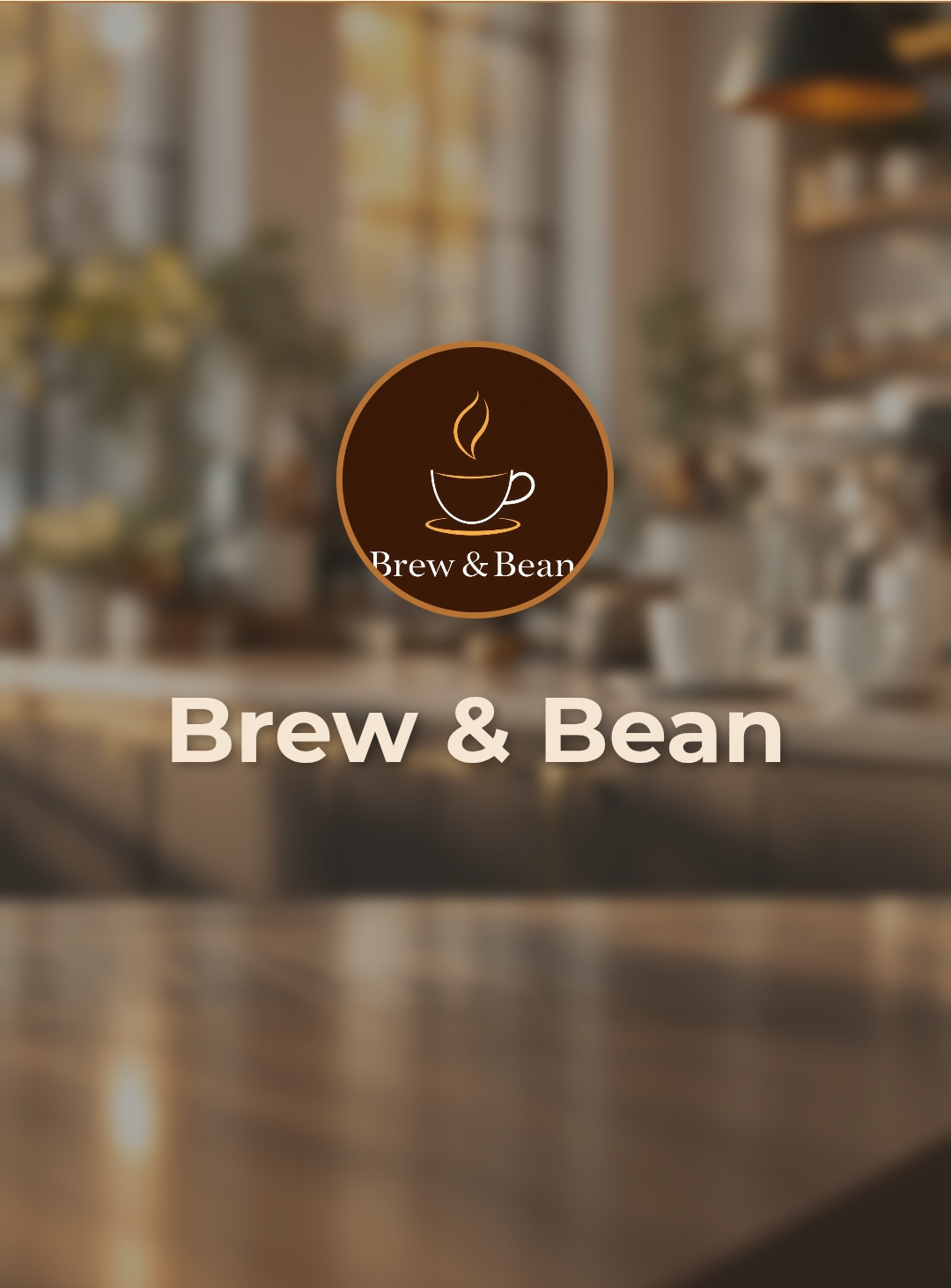 Brew & Bean Coffee Shop Demo Website Screenshot